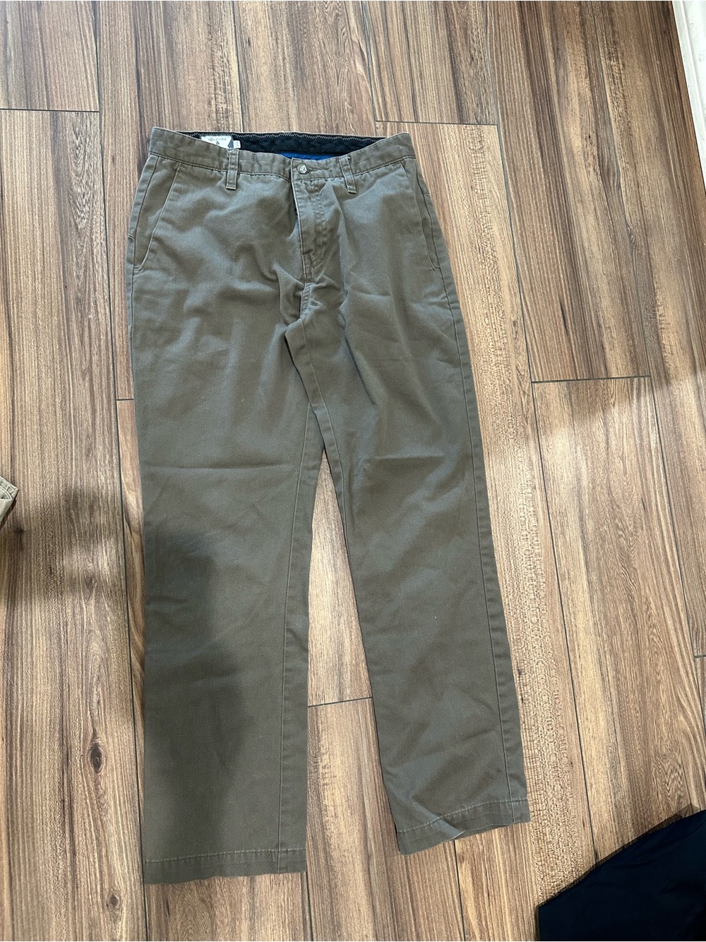 Volcom Men's Olive Chino Pants